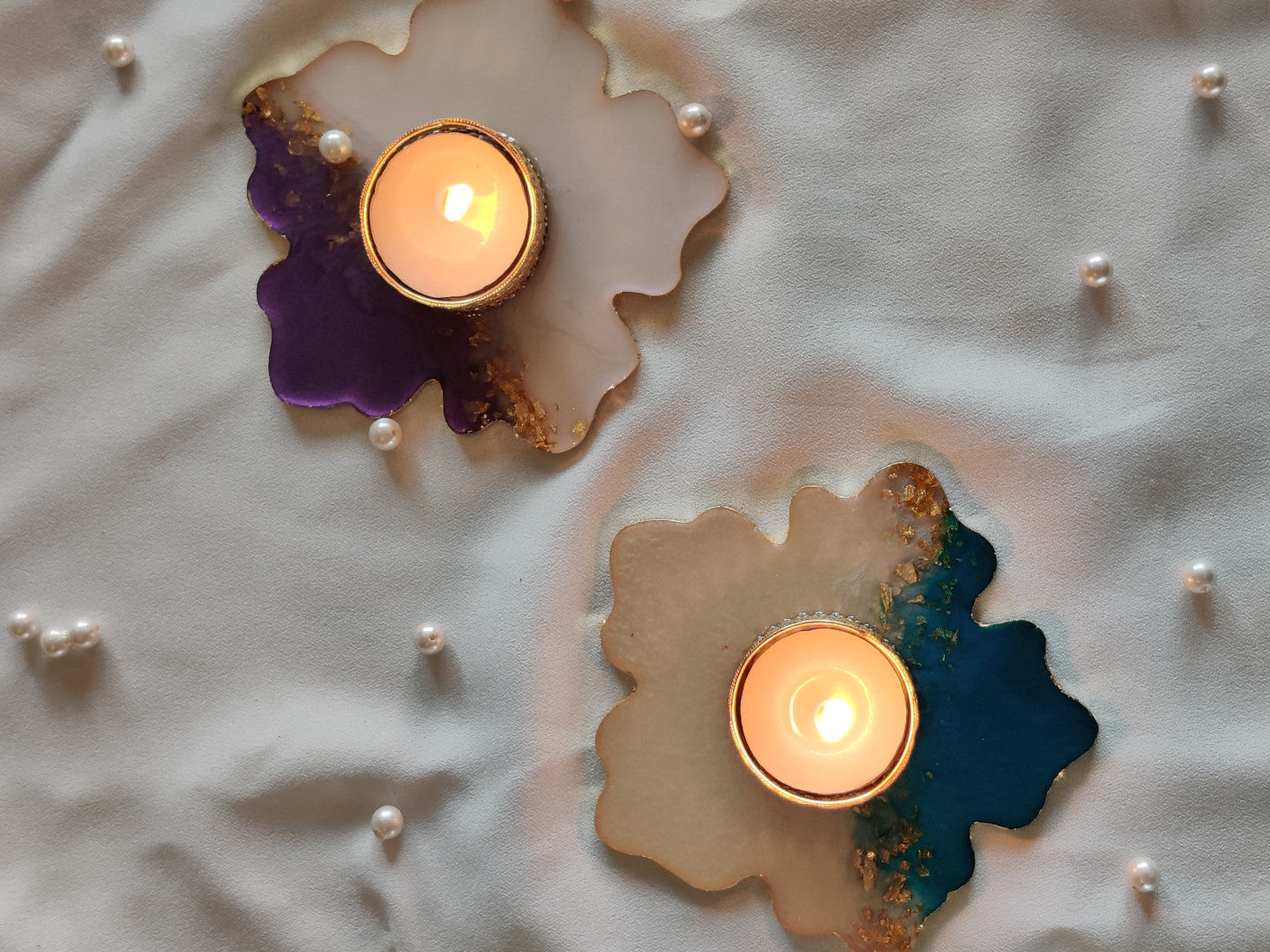 
                  
                    Resin Diyas - Pair of 2
                  
                