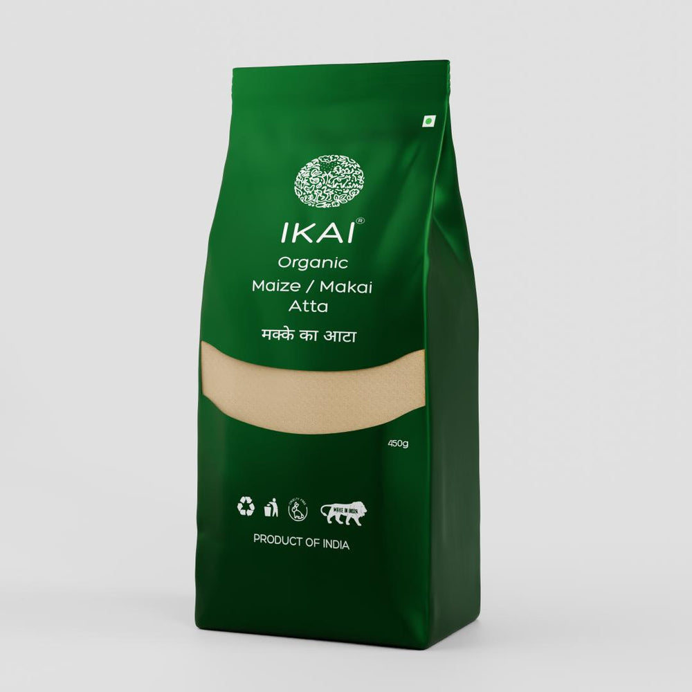 
                  
                    Organic Maize/Makai Atta | Traditional Corn Flour | Gluten Free | 450g
                  
                