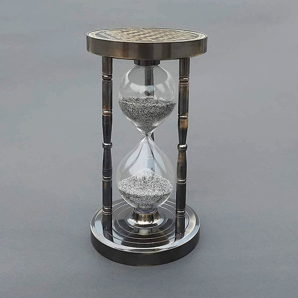 5 Min's Nautical Antique Hourglass sand Timer - Kreate- Table Decor