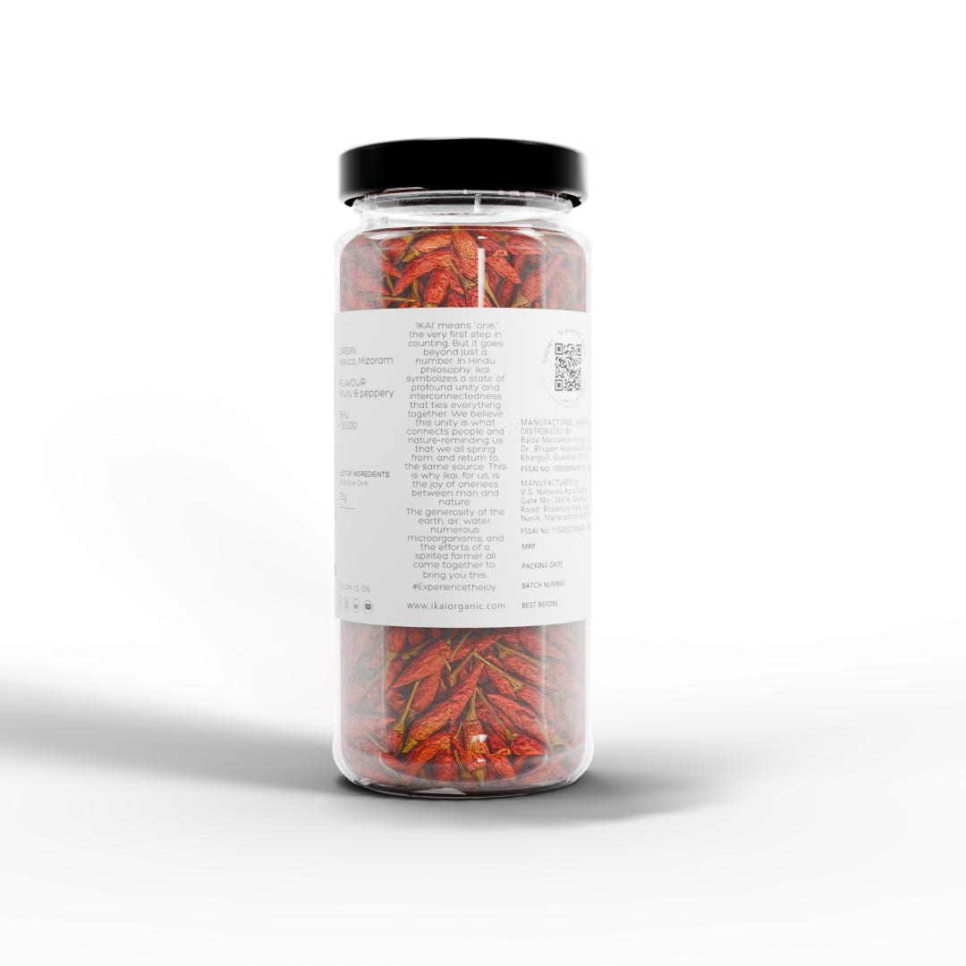 
                  
                    Natural Bird’s Eye Chilli | Mizo Hmarchate | Regional Specialty-Mizoram | Exotic |25g
                  
                