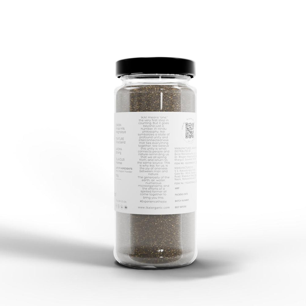 
                  
                    Natural Black Pepper Whole | Kali Mirch | Sohmrit | Regional Specialty-Meghalaya |100g
                  
                