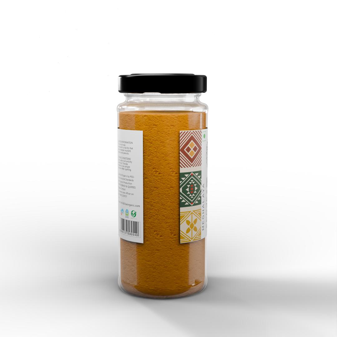 
                  
                    IKAI Natural Lakadong Turmeric | 8 % Curcumin Content | Regional Specialty - Meghalaya | 100g
                  
                