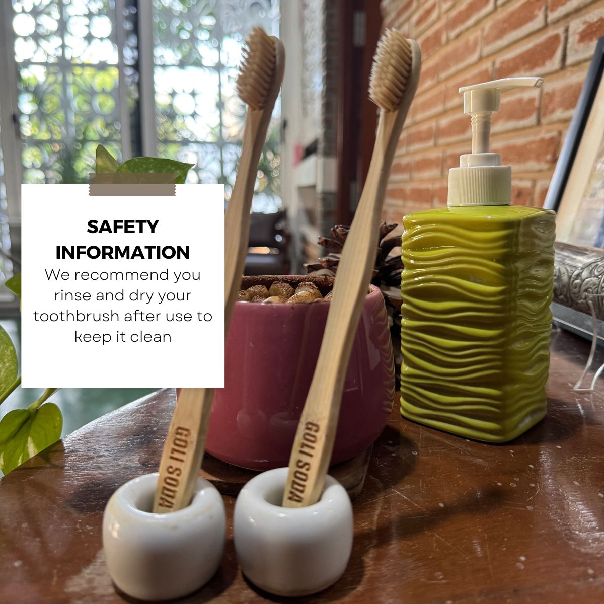 
                  
                    Goli Soda Natural Bamboo Toothbrush With Soft Plant Based Bristles
                  
                