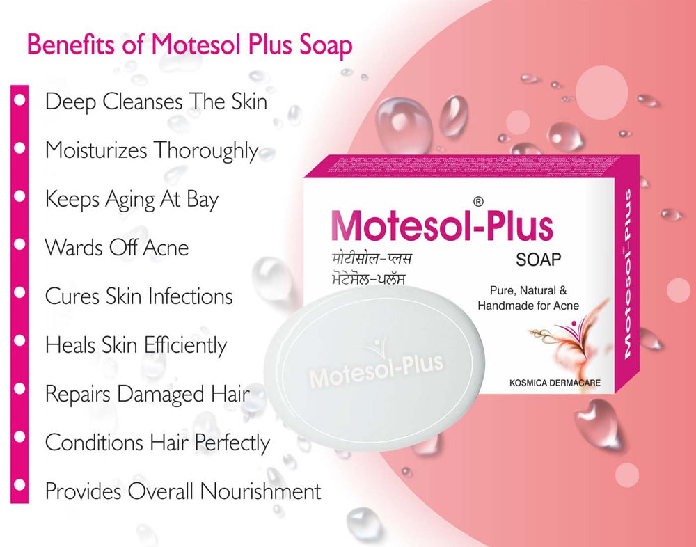 
                  
                    Tantraxx Motesol Plus Natural Herbal & Handmade Acne Prevention Soap For Men & Women ( Pack of 3)
                  
                