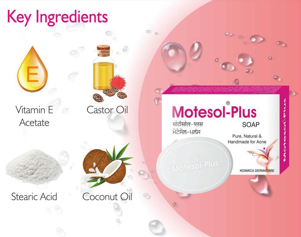 
                  
                    Tantraxx Motesol Plus Natural Herbal & Handmade Acne Prevention Soap For Men & Women ( Pack of 3)
                  
                