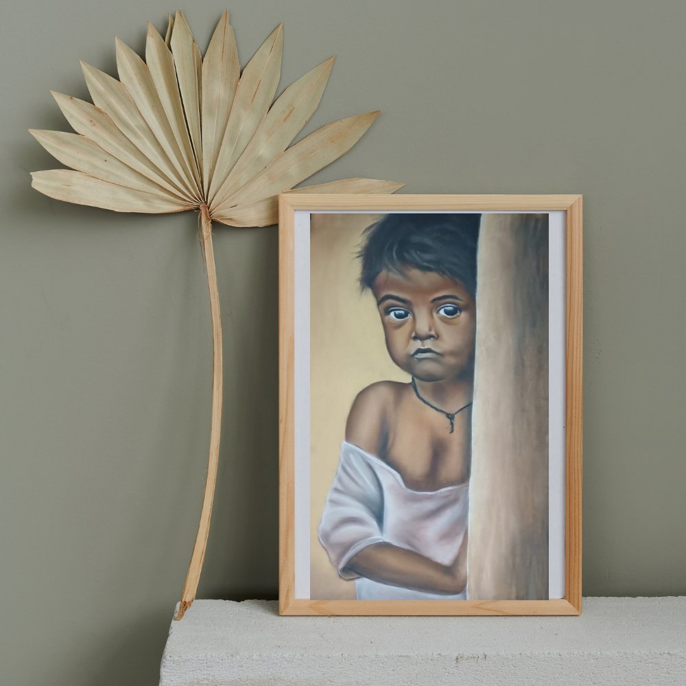 A boy's feeling - Soft Pastel Drawing - Kreate- Paintings