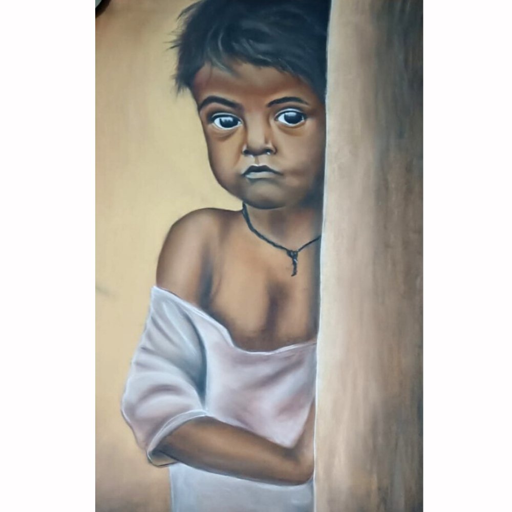 
                  
                    A boy's feeling - Soft Pastel Drawing - Kreate- Paintings
                  
                