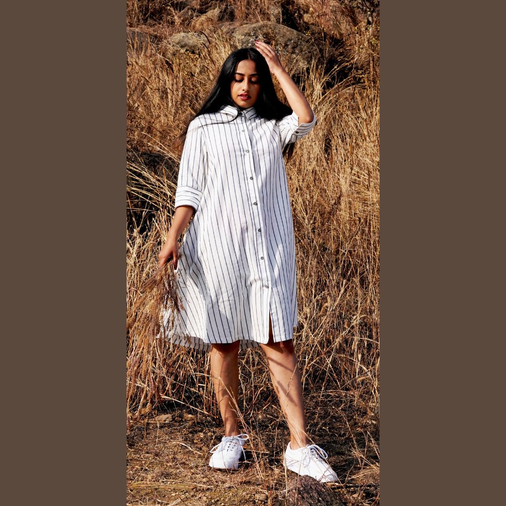 A-Line Shirt Dress - Kreate- Dresses & jumpsuits