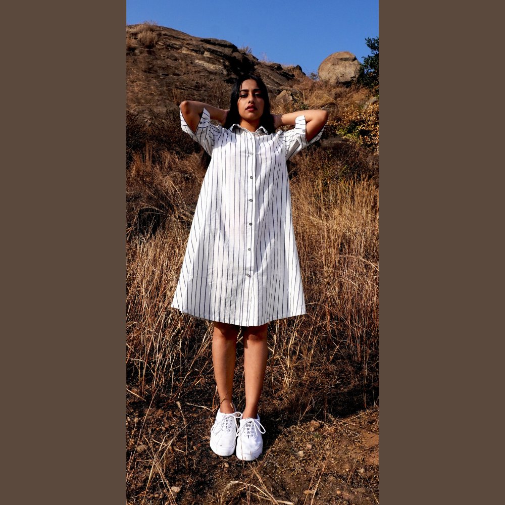 
                  
                    A-Line Shirt Dress - Kreate- Dresses & jumpsuits
                  
                