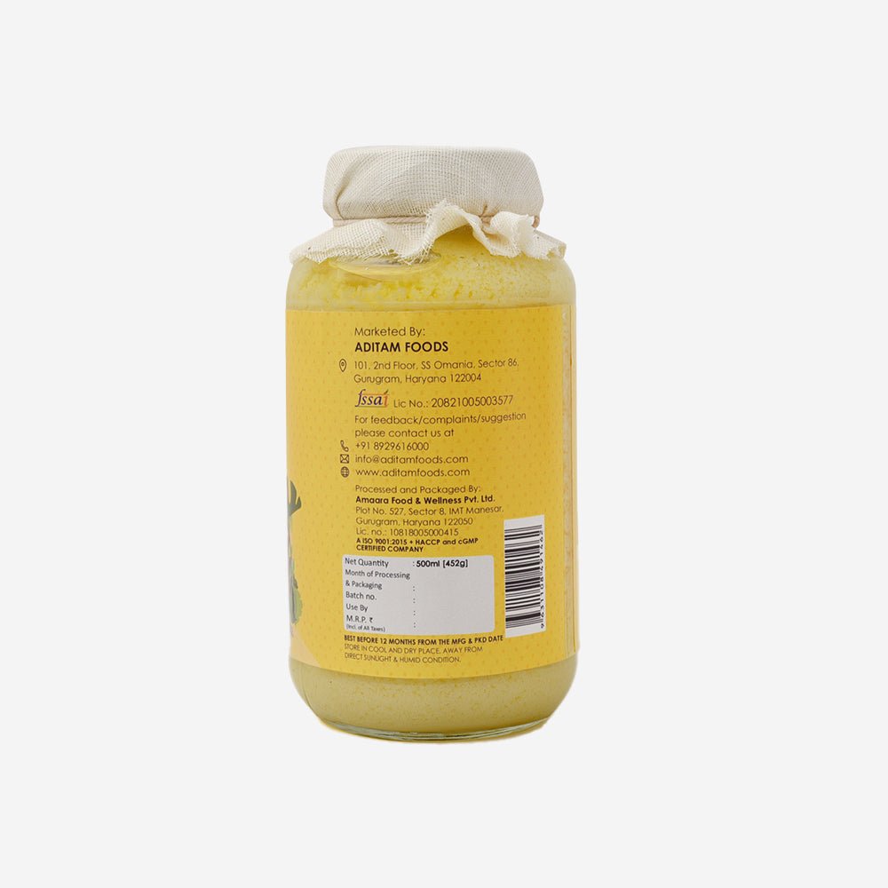 
                  
                    A2 Desi Cow Ghee (500ml) - Kreate- Ghee & Oils
                  
                