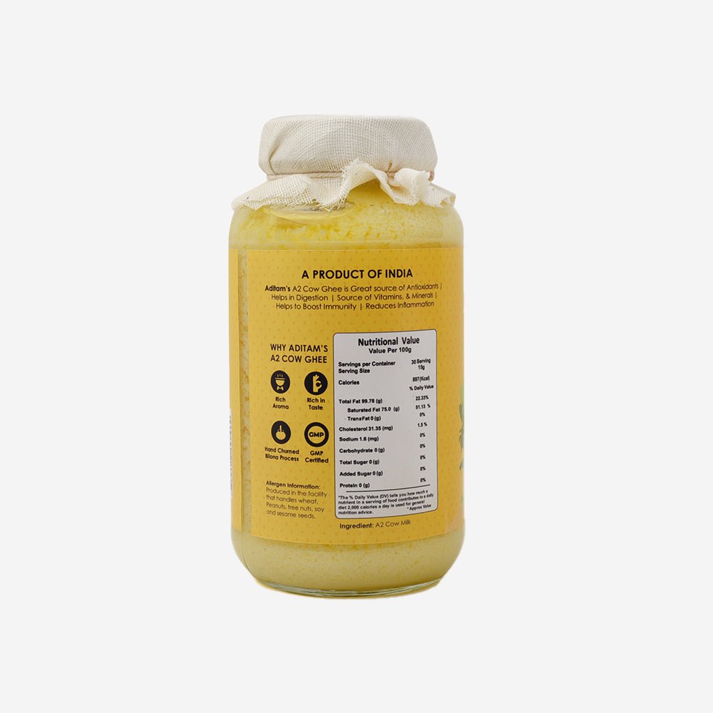 
                  
                    A2 Desi Cow Ghee (500ml) - Kreate- Ghee & Oils
                  
                