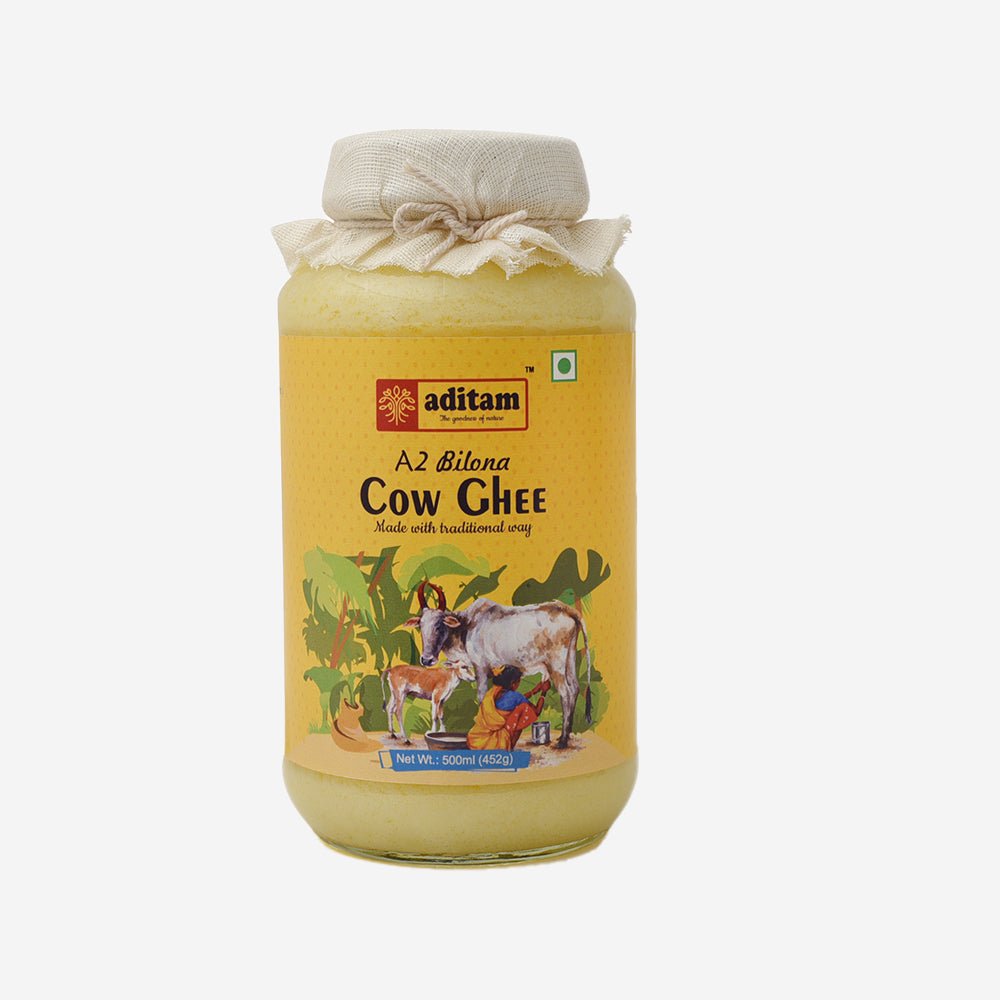 A2 Desi Cow Ghee (500ml) - Kreate- Ghee & Oils