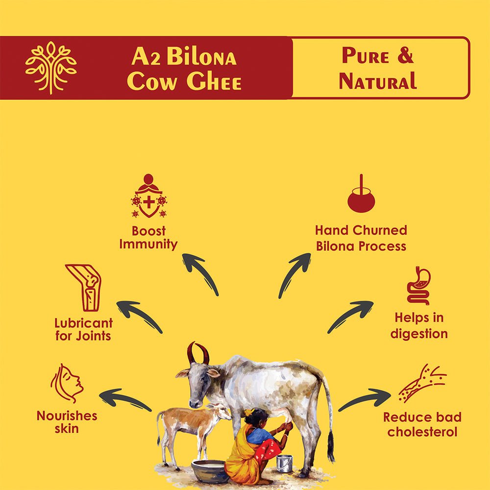 
                  
                    A2 Desi Cow Ghee (500ml) - Kreate- Ghee & Oils
                  
                