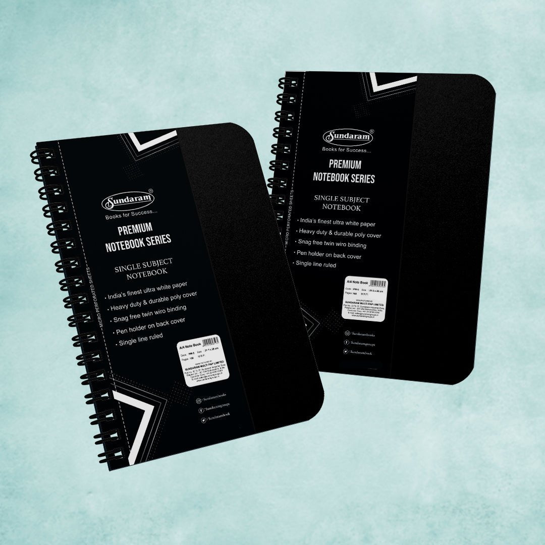 
                  
                    A4 Notebook (PVC Wiro) - 160 Pages - Kreate- Notebooks & Diaries
                  
                