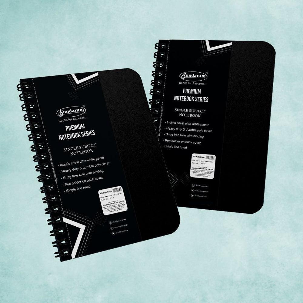 
                  
                    A5 Notebook (PVC Wiro) - 160 Pages - Kreate- Notebooks & Diaries
                  
                