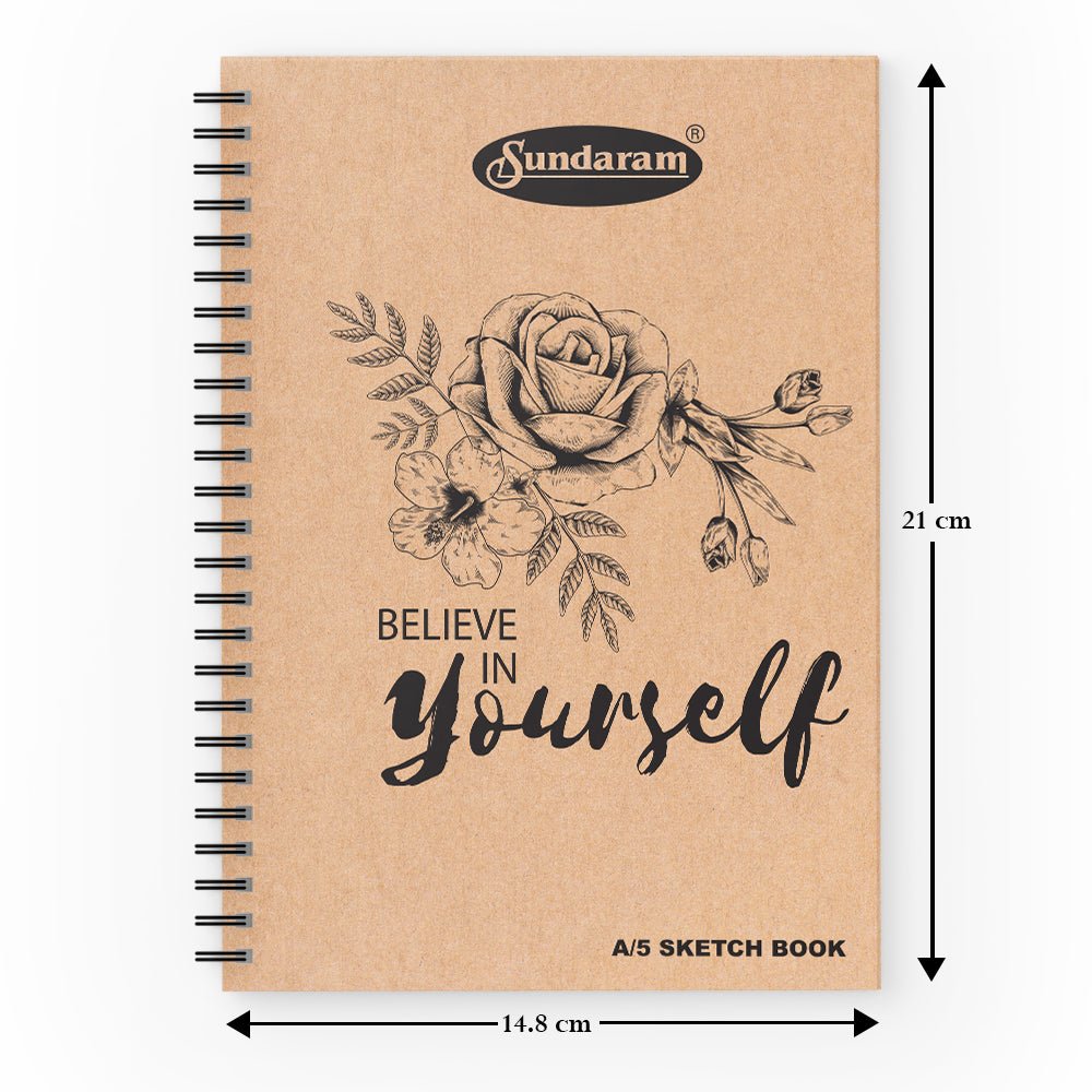 
                  
                    A5 Sketch Book - 100 Pages - Kreate- Notebooks & Diaries
                  
                