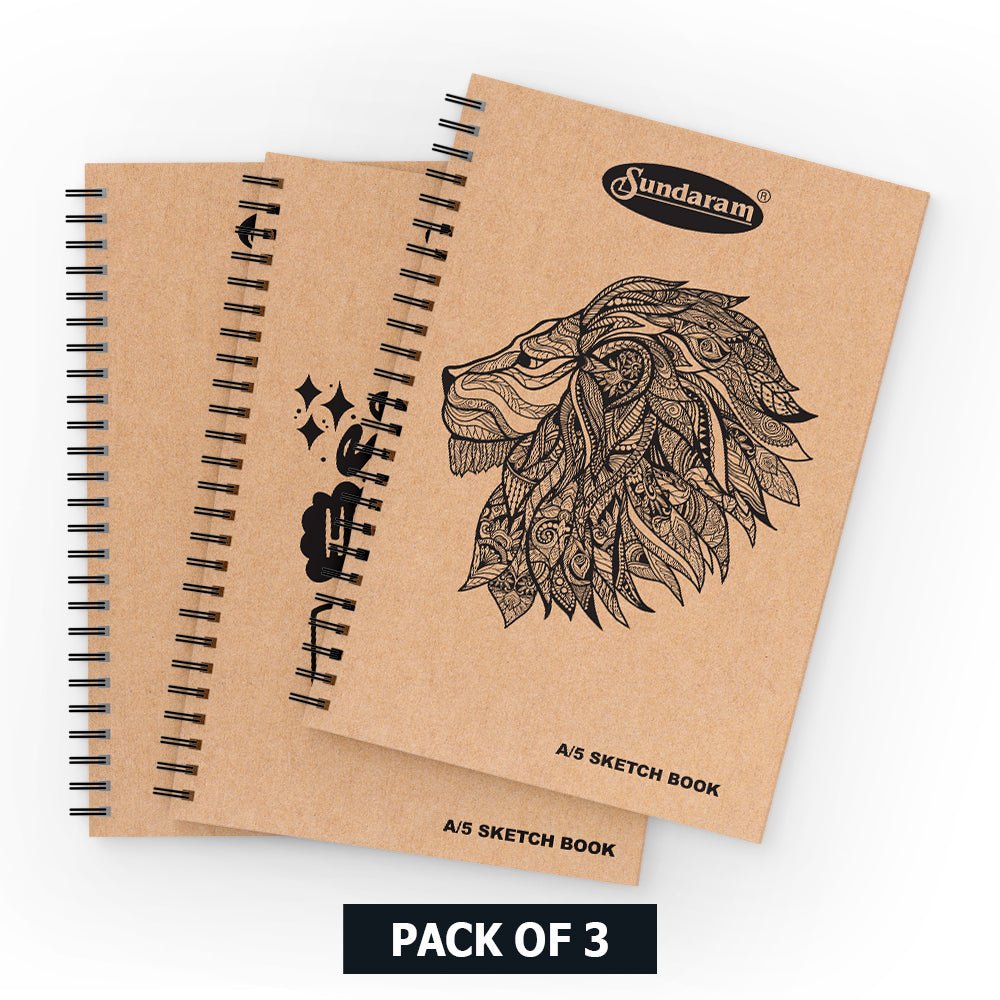 
                  
                    A5 Sketch Book - 100 Pages - Kreate- Notebooks & Diaries
                  
                