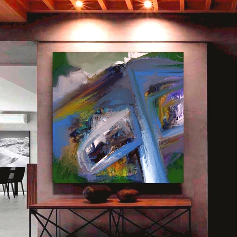 Abstract Art - Das Fenster - Kreate- Painting
