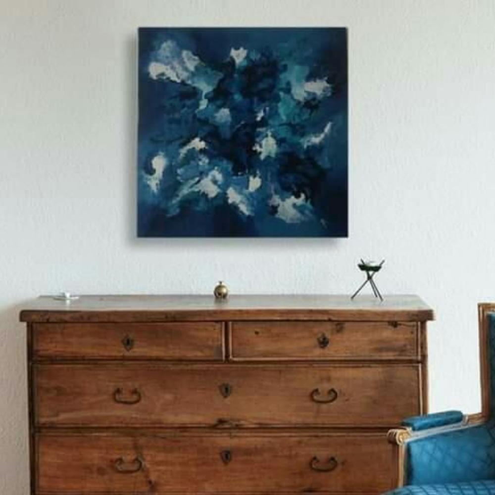 
                  
                    Abstract Blue Painting - Kreate- Painting
                  
                