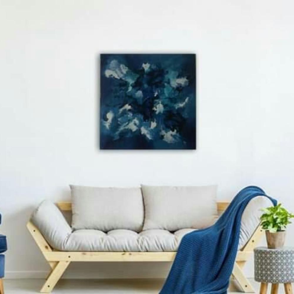 
                  
                    Abstract Blue Painting - Kreate- Painting
                  
                