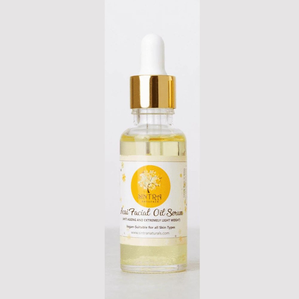 Acai Facial Oil Serum (30ml) - Kreate- Toners & Serums