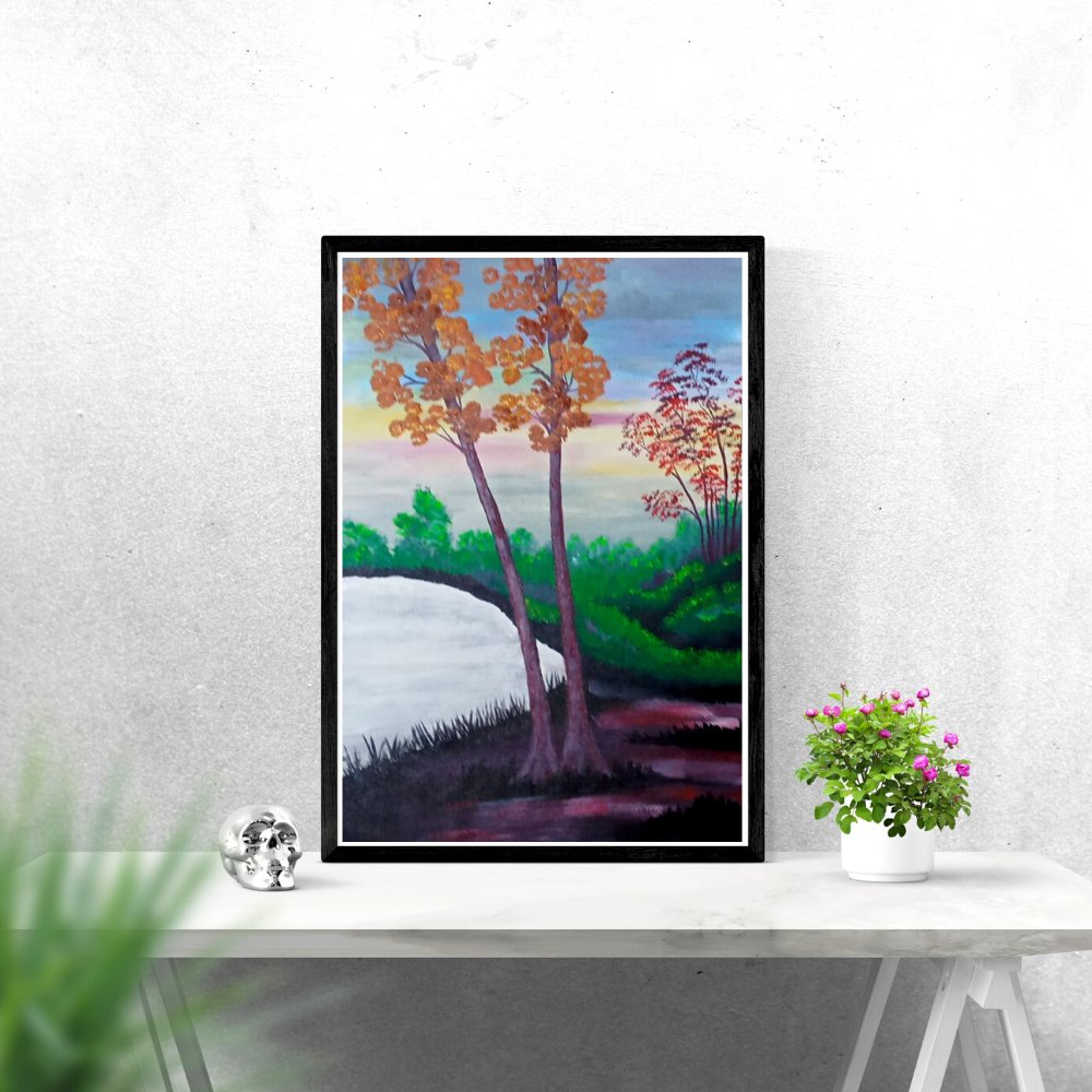 Acrylic Nature Painting - Kreate- Painting