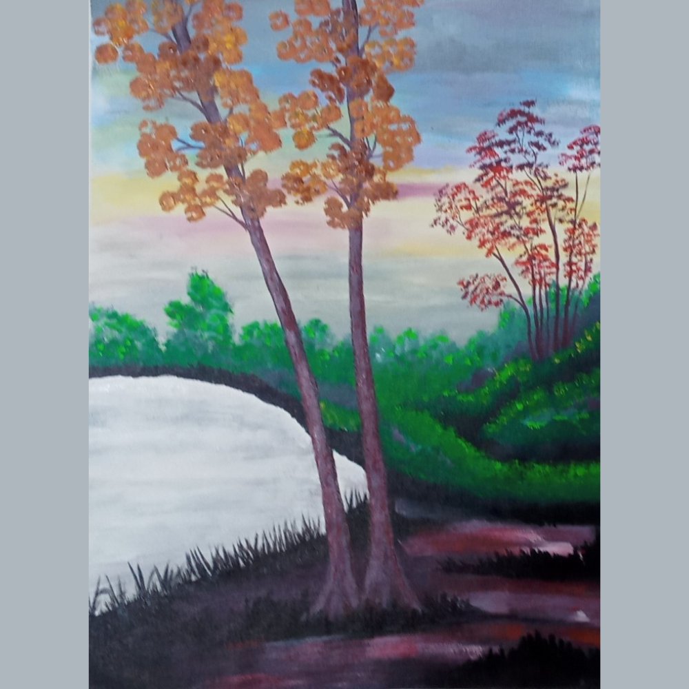 
                  
                    Acrylic Nature Painting - Kreate- Painting
                  
                