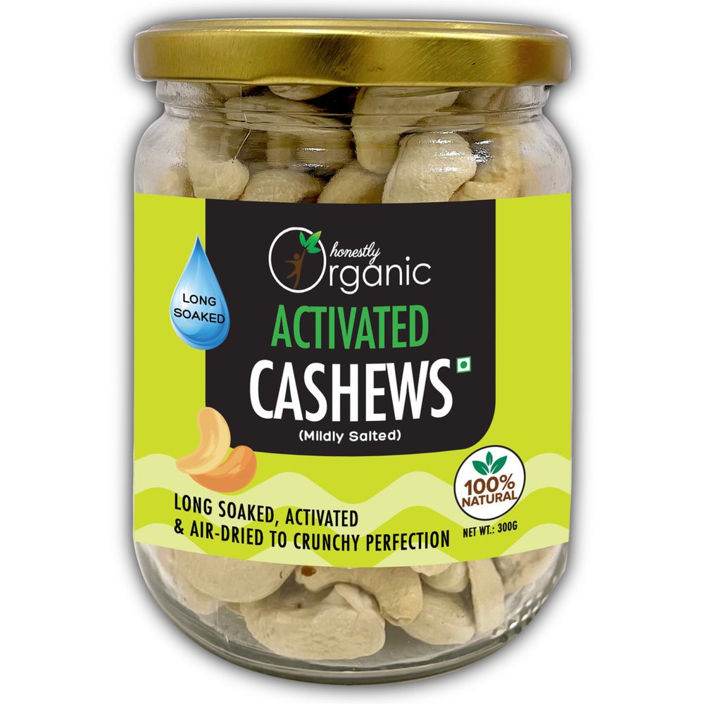 
                  
                    Activated/Sprouted Organic Cashews - Mildly Salted
                  
                