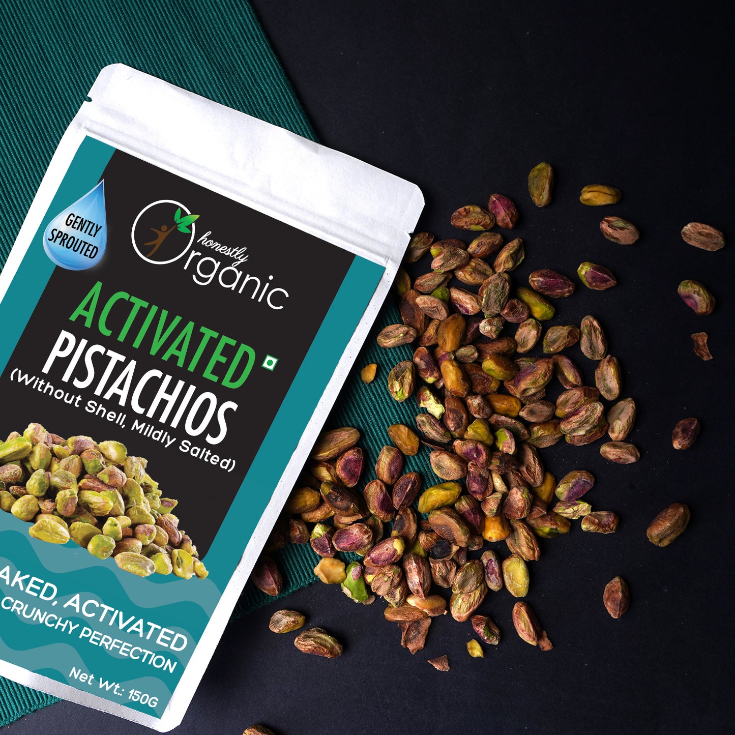 
                  
                    Activated/Sprouted Pistachios - Mildly Salted
                  
                