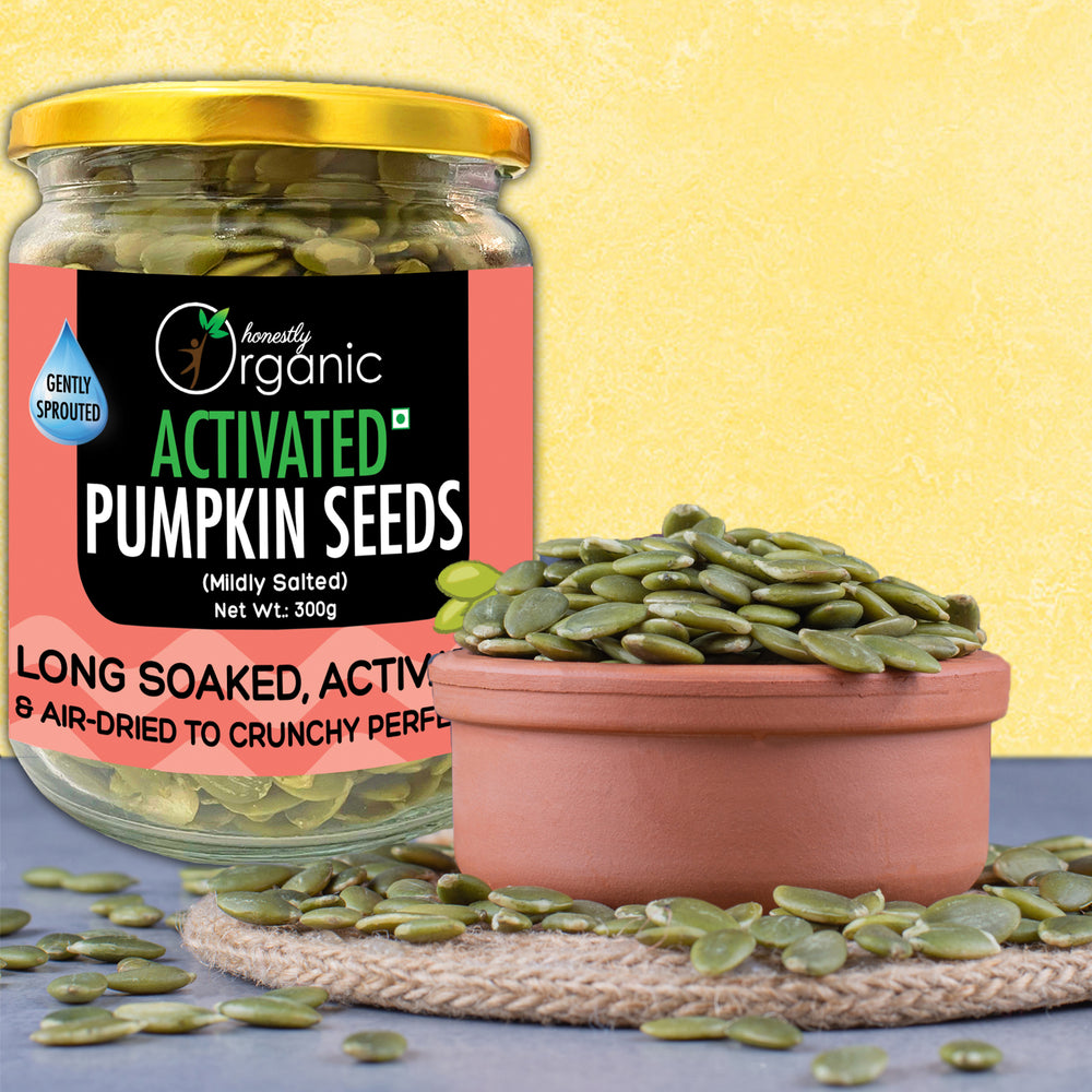
                  
                    Activated/Sprouted Organic Pumpkin Seeds - Mildly Salted
                  
                