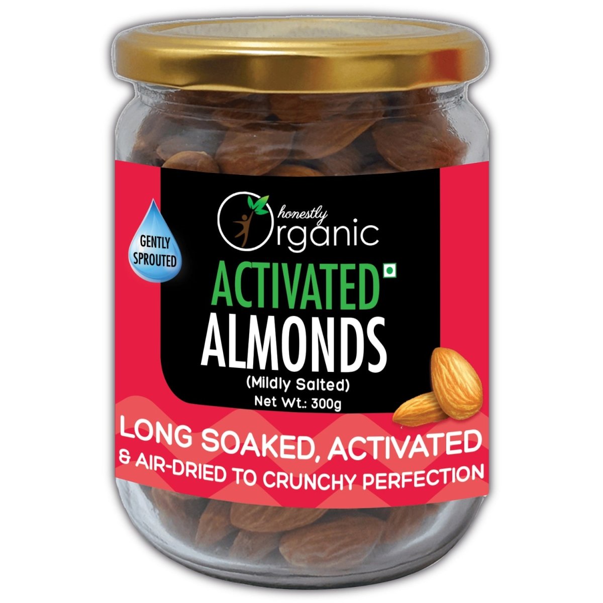 
                  
                    Activated/Sprouted Organic Almonds - Mildly Salted - Kreate- Dryfruits & Seeds
                  
                