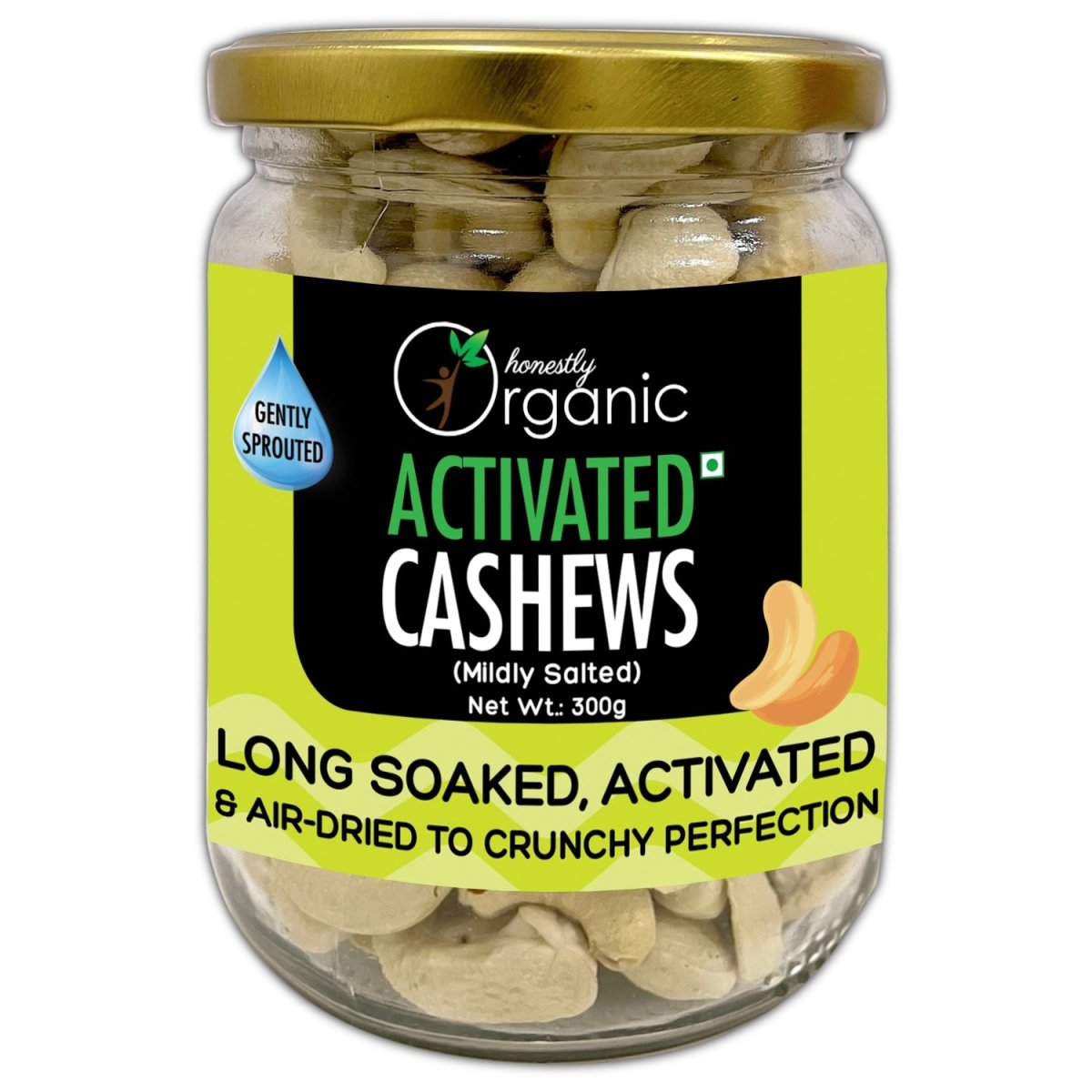 
                  
                    Activated/Sprouted Organic Cashews - Mildly Salted - Kreate- Dryfruits & Seeds
                  
                