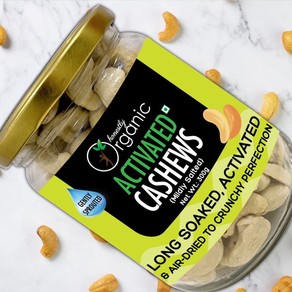 
                  
                    Activated/Sprouted Organic Cashews - Mildly Salted - Kreate- Dryfruits & Seeds
                  
                