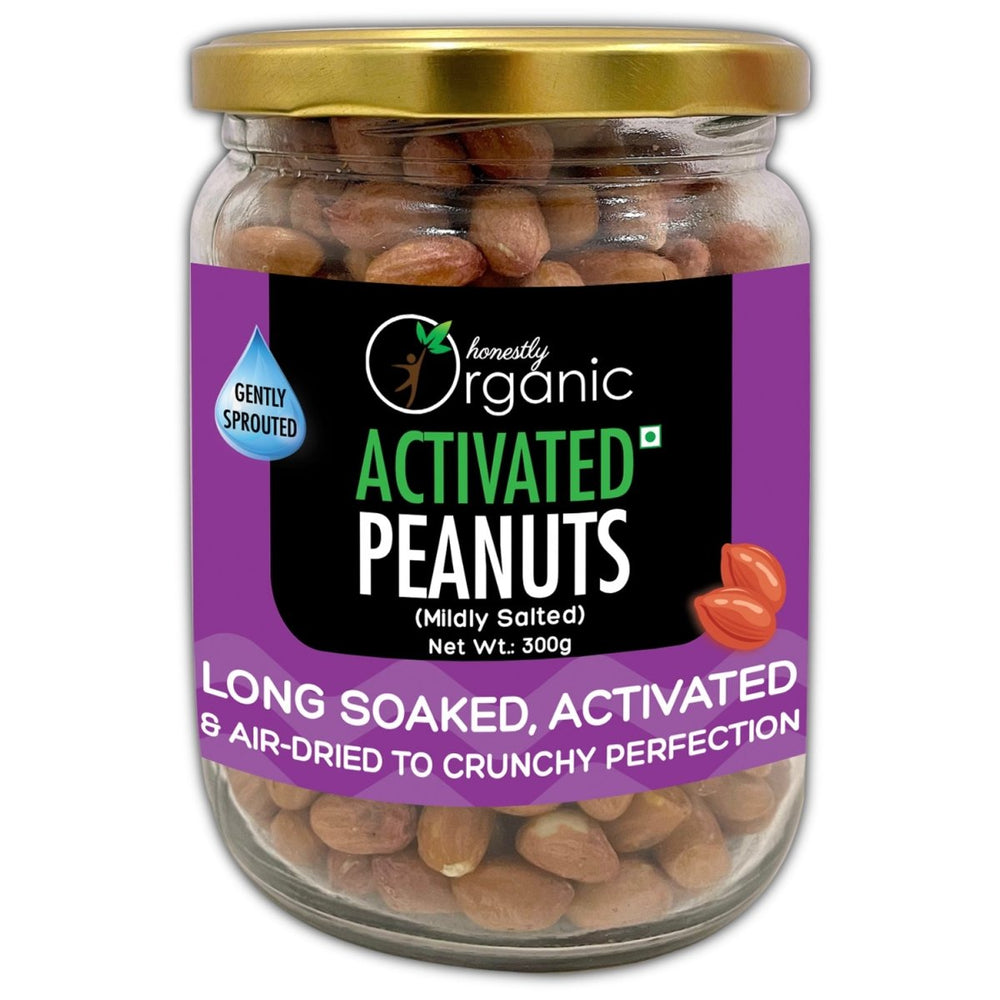 
                  
                    Activated/Sprouted Organic Peanuts - Mildly Salted - Kreate- Munchies
                  
                