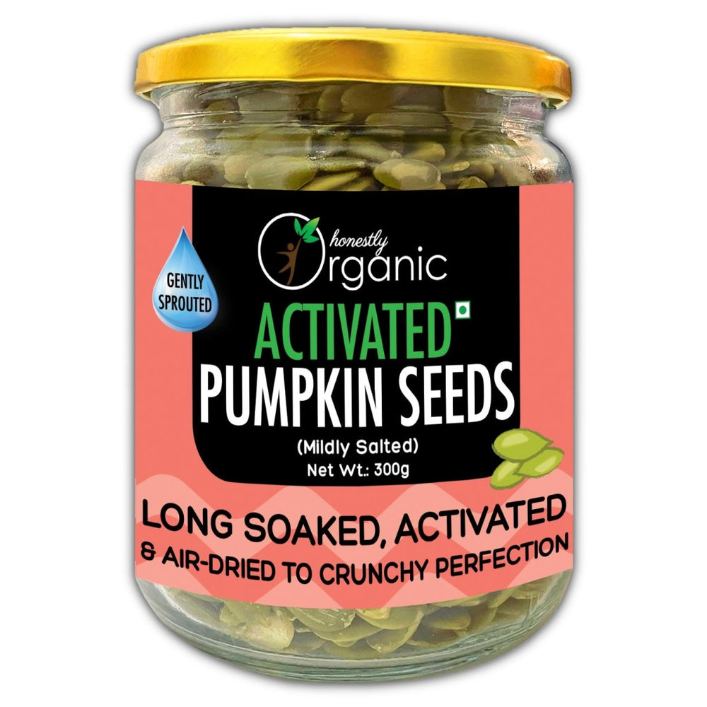 
                  
                    Activated/Sprouted Organic Pumpkin Seeds - Mildly Salted - Kreate- Dryfruits & Seeds
                  
                