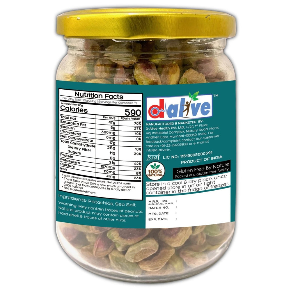 
                  
                    Activated/Sprouted Pistachios - Mildly Salted - Kreate- Dryfruits & Seeds
                  
                