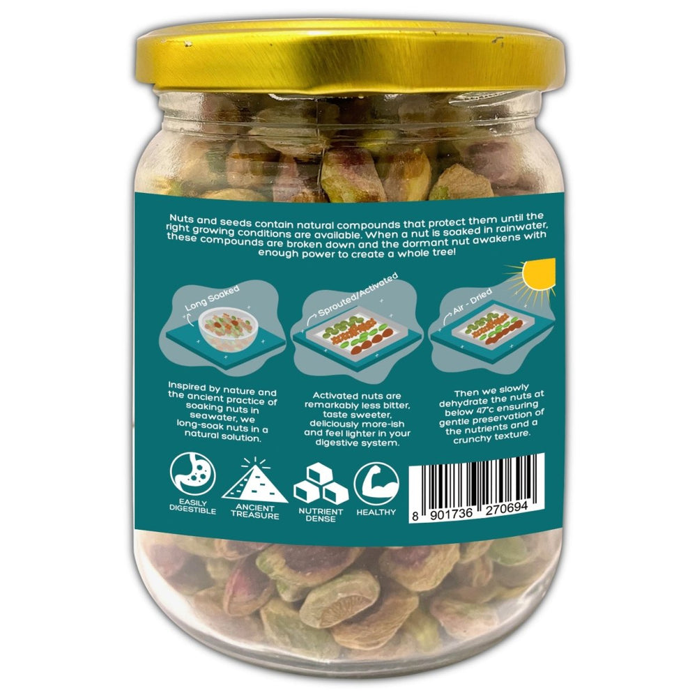 
                  
                    Activated/Sprouted Pistachios - Mildly Salted - Kreate- Dryfruits & Seeds
                  
                