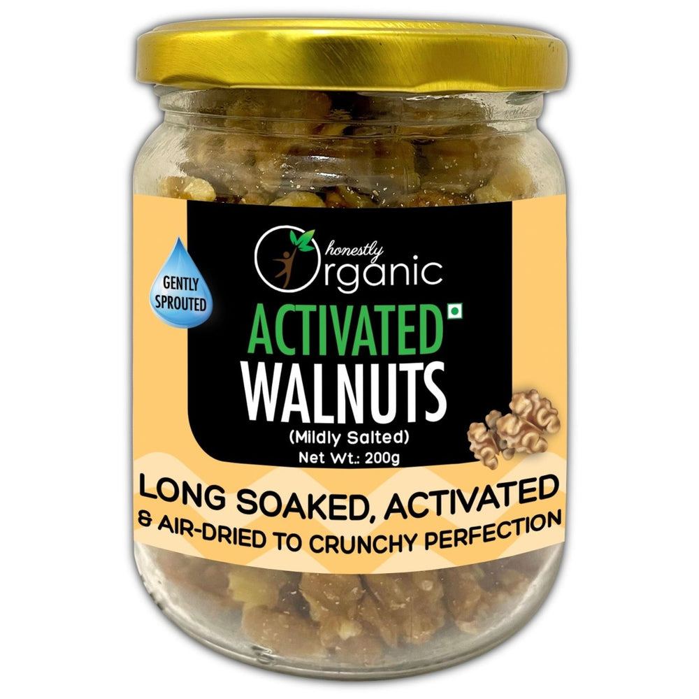 
                  
                    Activated/Sprouted Walnuts - Mildly Salted (100% Natural, Long Soaked & Air Dried to Crunchy Perfection - Kreate- Dryfruits & Seeds
                  
                