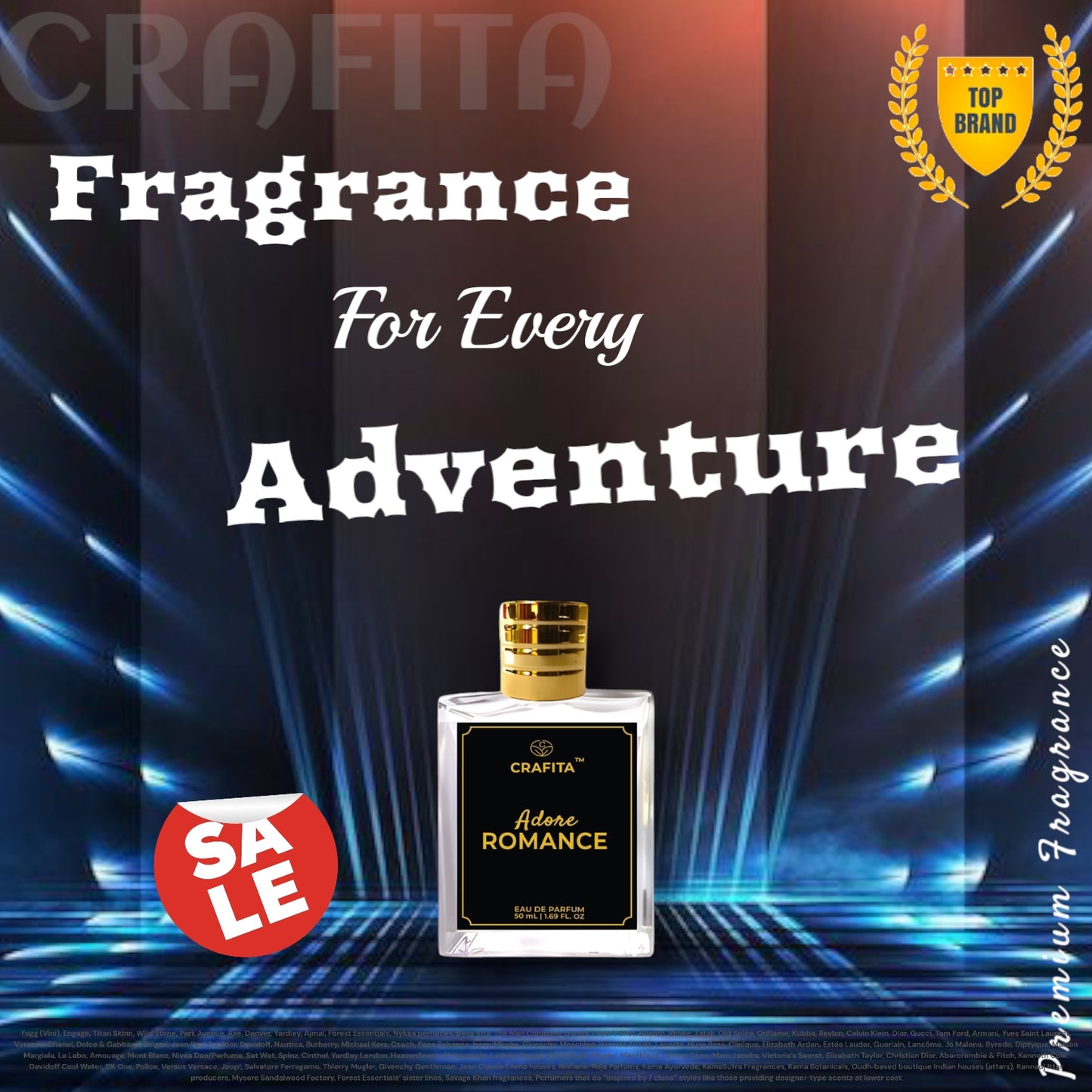 
                  
                    Adore Romance Eau De Parfum for Men & Women | Luxurious and Romantic | Exotic & Floral | Long Lasting Impresive Perfume | 50ml
                  
                