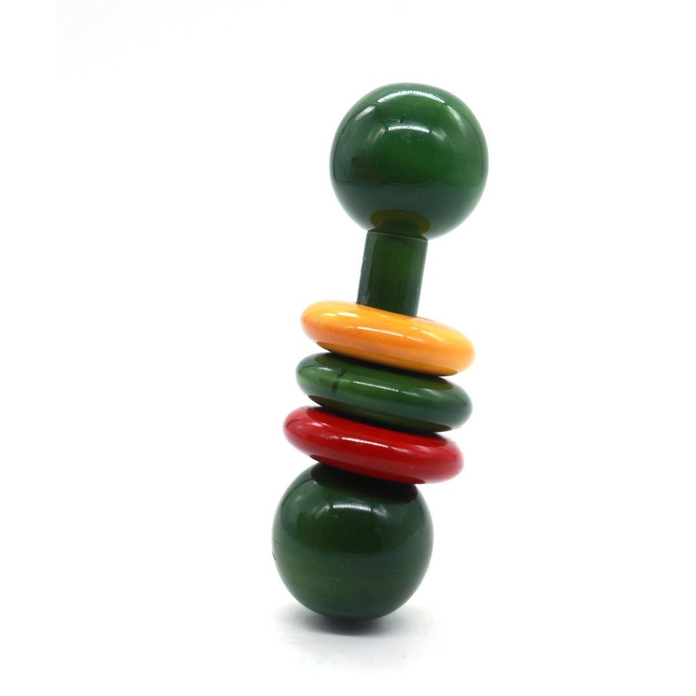 
                  
                    Adhyam Toys Wooden Dumbell Baby Rattle Toy - Kreate- Toys & Games
                  
                