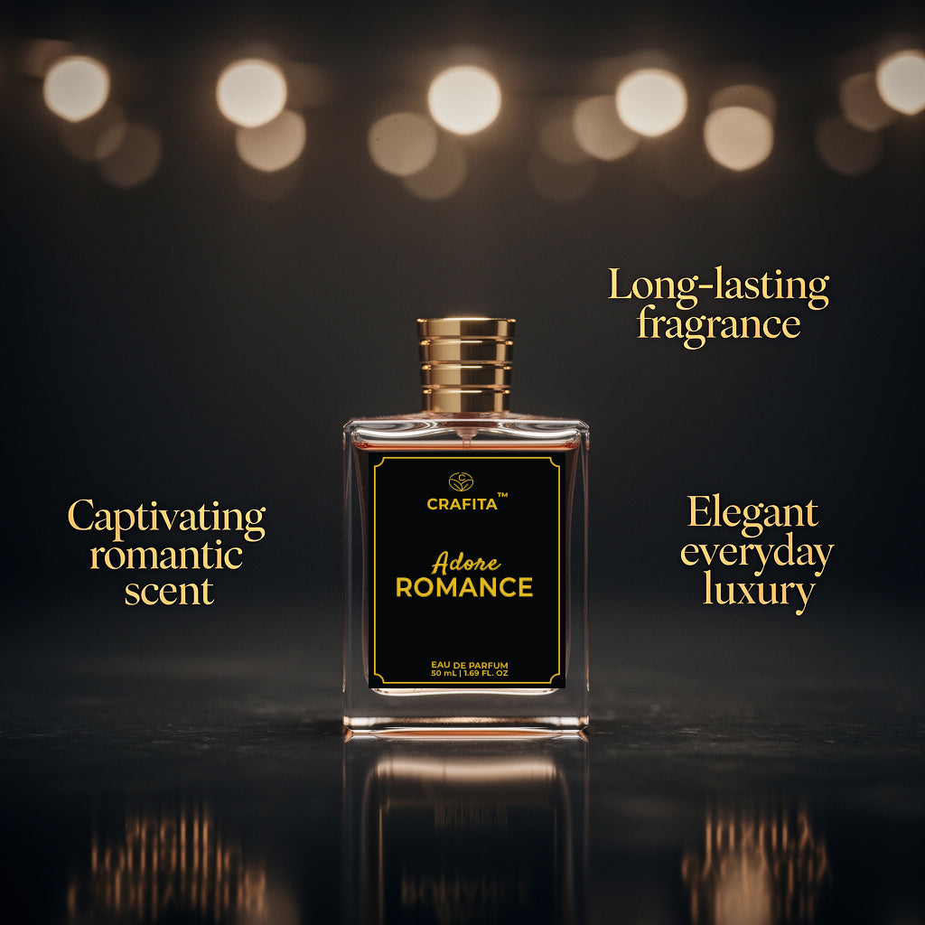 
                  
                    Adore Romance Eau De Parfum for Men & Women | Luxurious and Romantic | Exotic & Floral | Long Lasting Impresive Perfume | 50ml
                  
                
