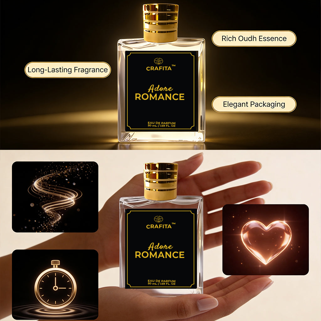 
                  
                    Adore Romance Eau De Parfum for Men & Women | Luxurious and Romantic | Exotic & Floral | Long Lasting Impresive Perfume | 50ml
                  
                