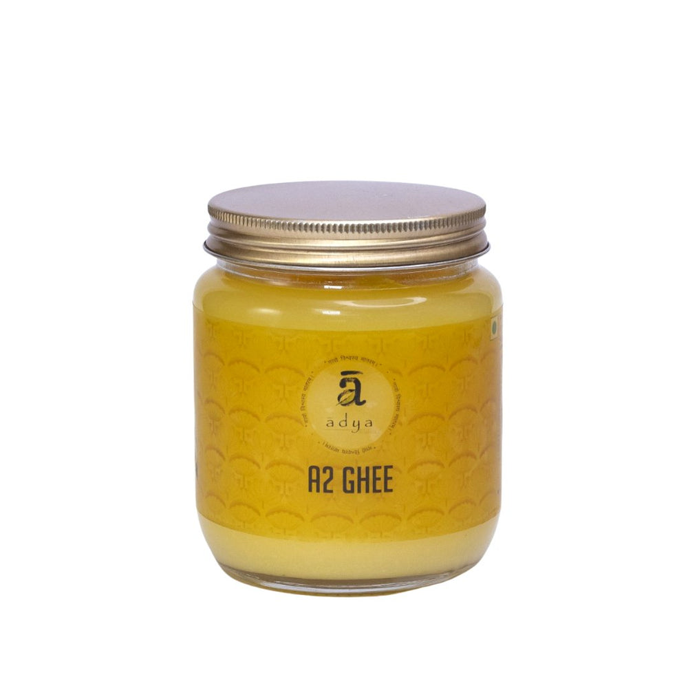 Adya Organics A2 Ghee (500gm) - Kreate- Ghee & Oils