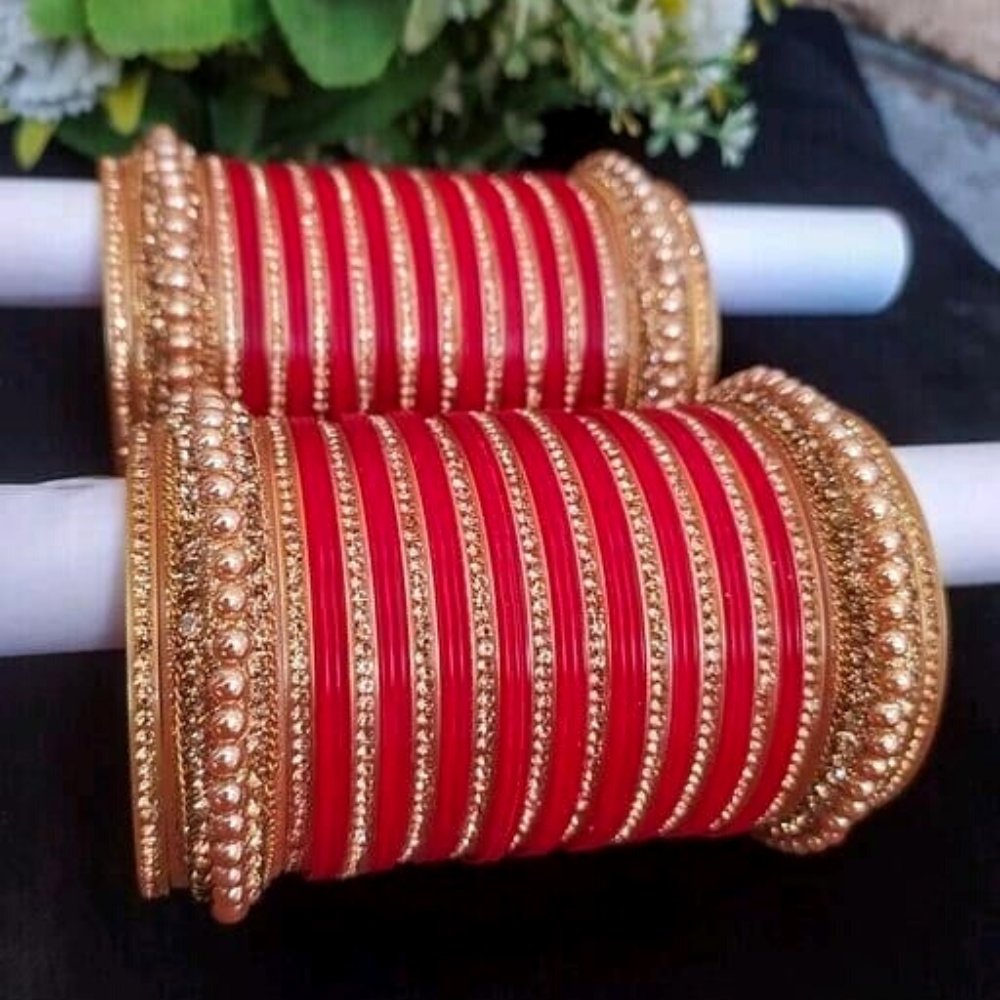 Affordee Beautiful Pearl Bangles Set - Kreate- Bangles & Bracelets