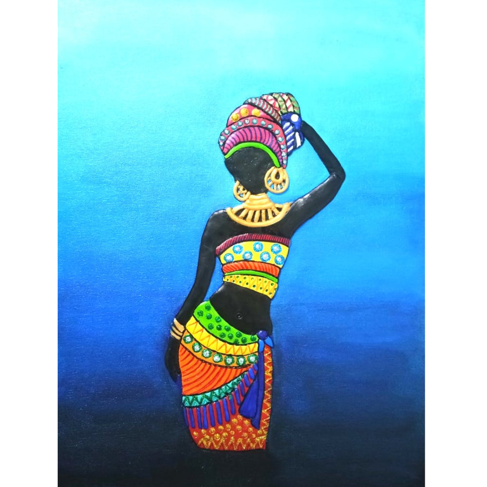 
                  
                    African Tribal Clay Art - Kreate- Painting
                  
                