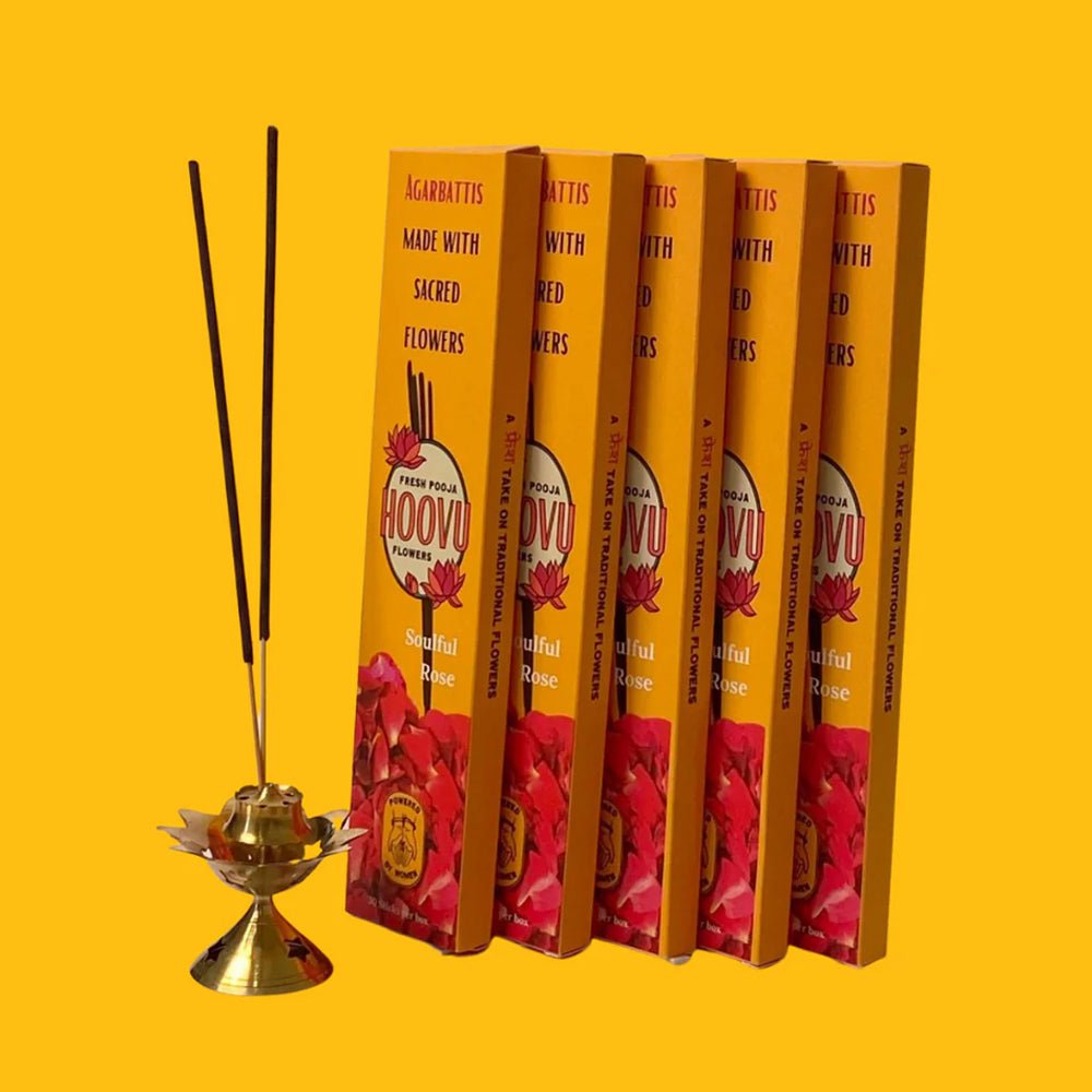 
                  
                    Agarbatti - Soulful Rose (Pack of 5) - Kreate- Pooja Needs
                  
                