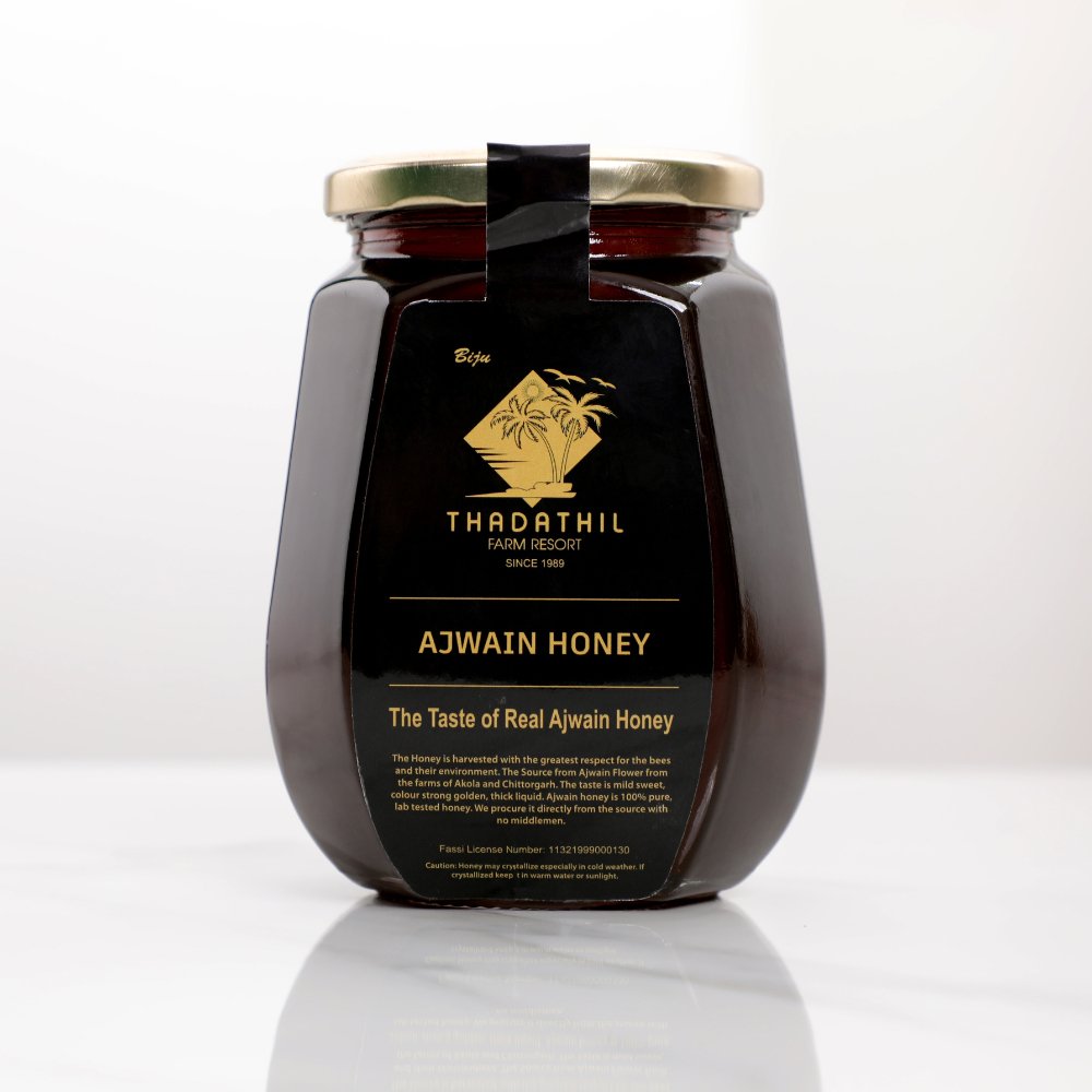 Ajwain Honey (1kg) - Kreate- Jaggery & Honey