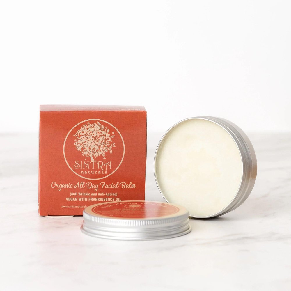 All Day Organic Vegan Facial Balm (Anti-ageing/Wrinkle) (60g) - Kreate- Moisturizers & Lotions