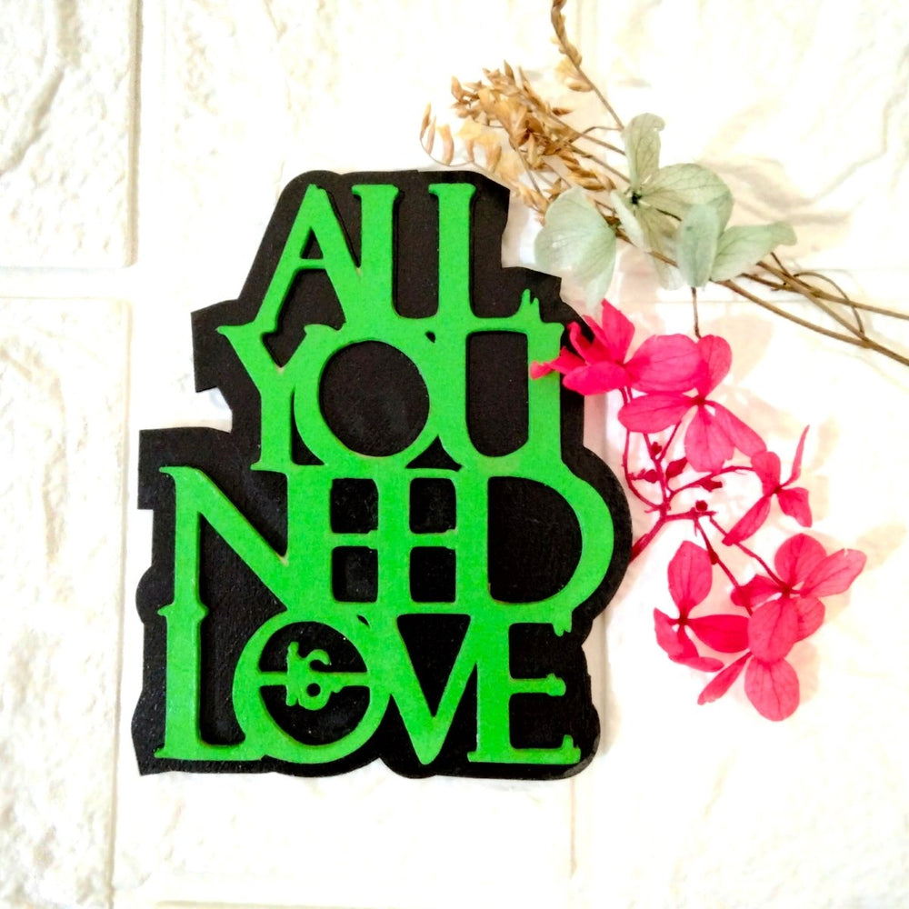 All You Need Is Love Fridge Magnet - Kreate- Coasters