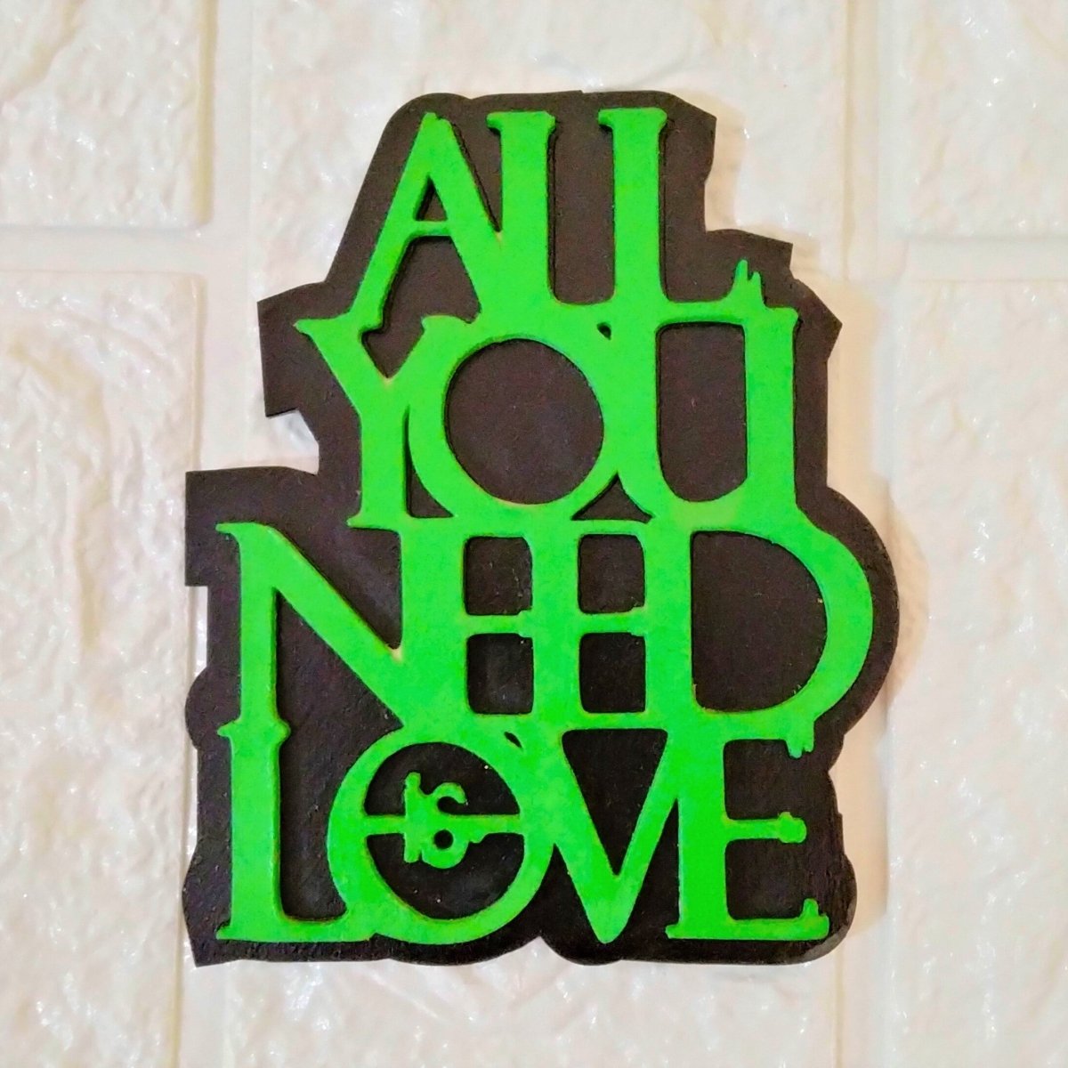 
                  
                    All You Need Is Love Fridge Magnet - Kreate- Coasters
                  
                